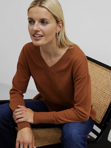 bonprix Pullover in Braun