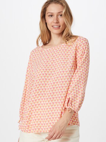 Camicia da donna di comma casual identity in rosa: frontale