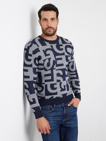 GUESS Pullover in Blau: Vorderseite