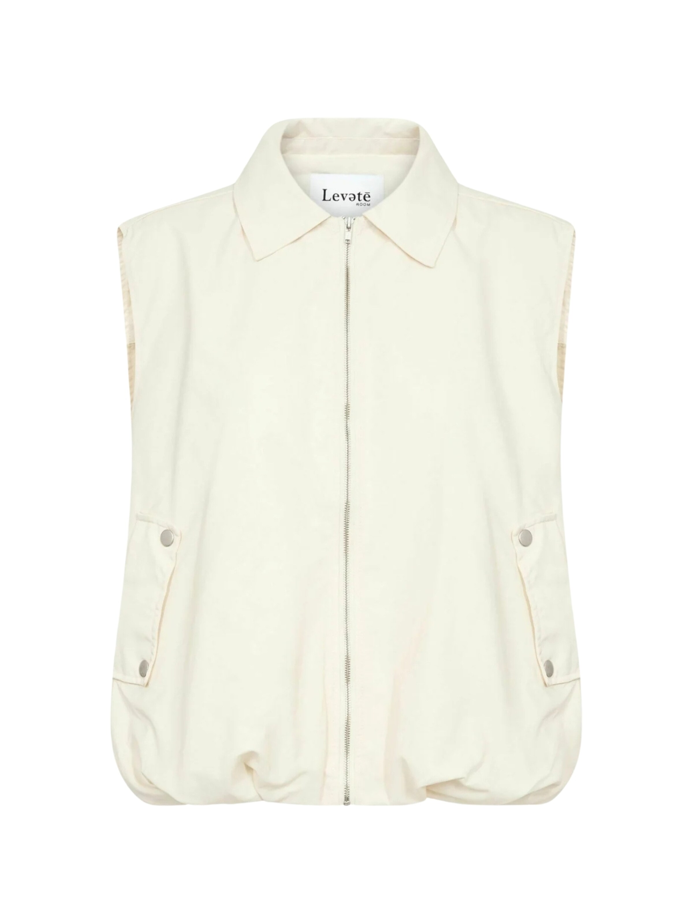 Levete Room Vest 'Karrie 2' in White: front