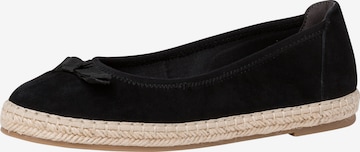 TAMARIS Espadrilles in Zwart: voorkant