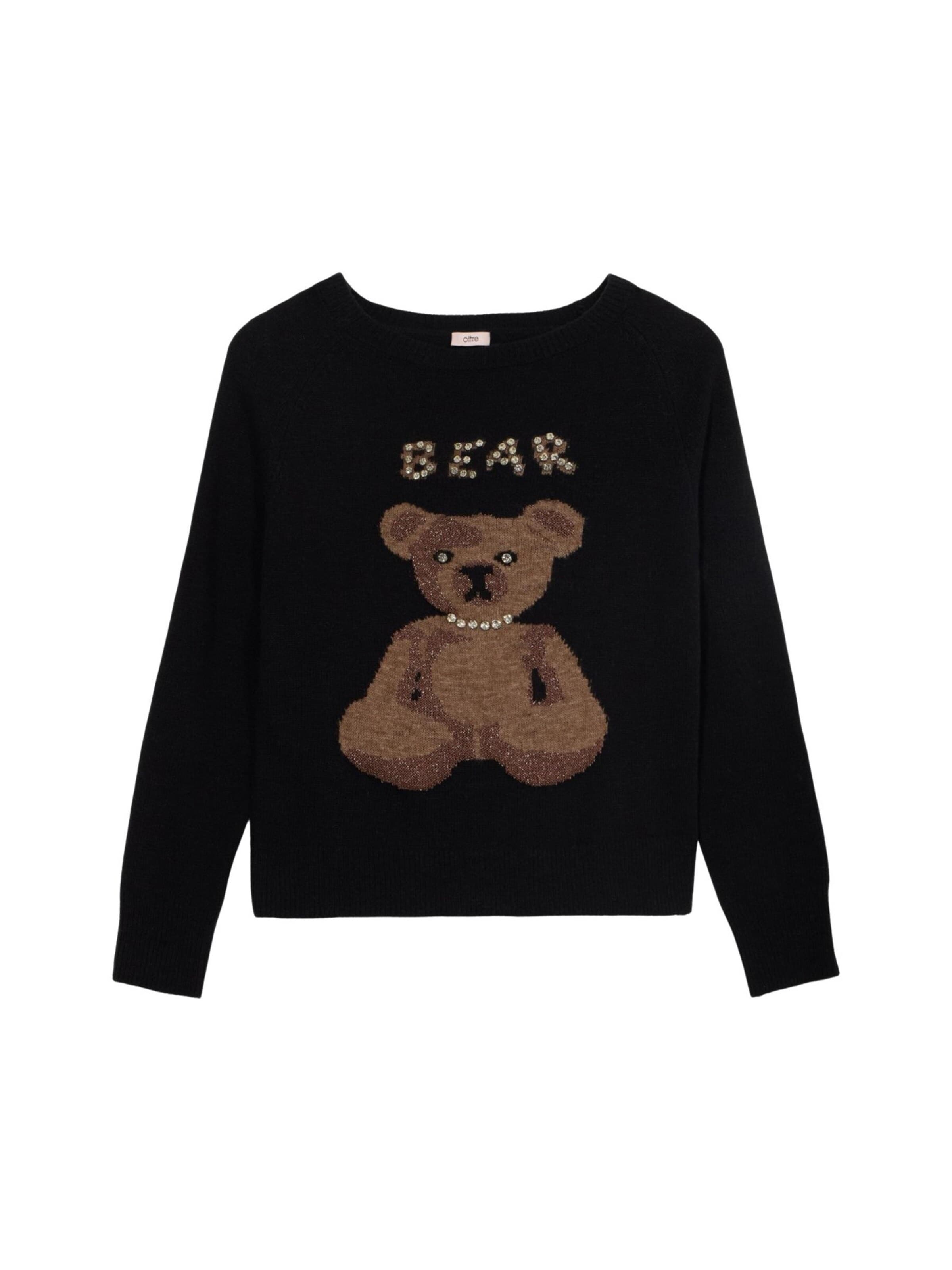 Pull-over oltre en noir : devant