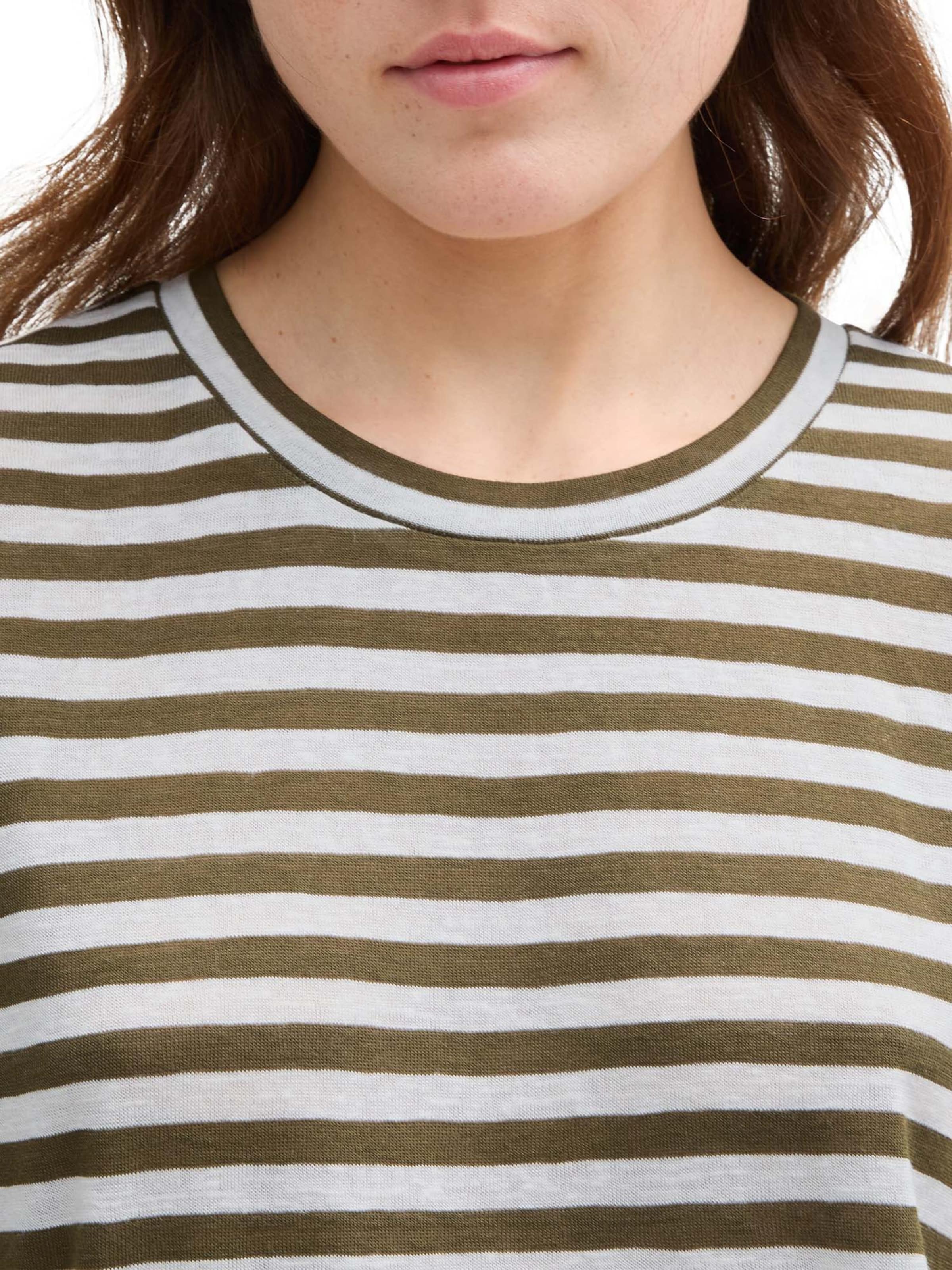 TOM TAILOR DENIM Tričko - Zelená