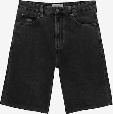 Pull&Bear Lużny krój Jeansy w kolorze czarny: przód