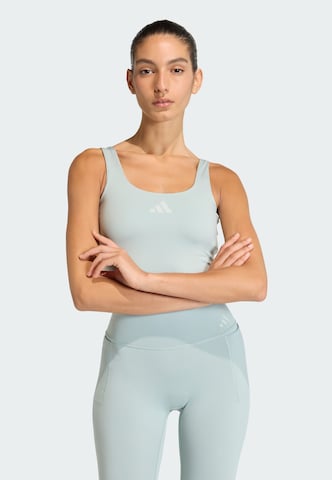 ADIDAS PERFORMANCE - Bustier Sujetador deportivo 'Power' en verde: frente