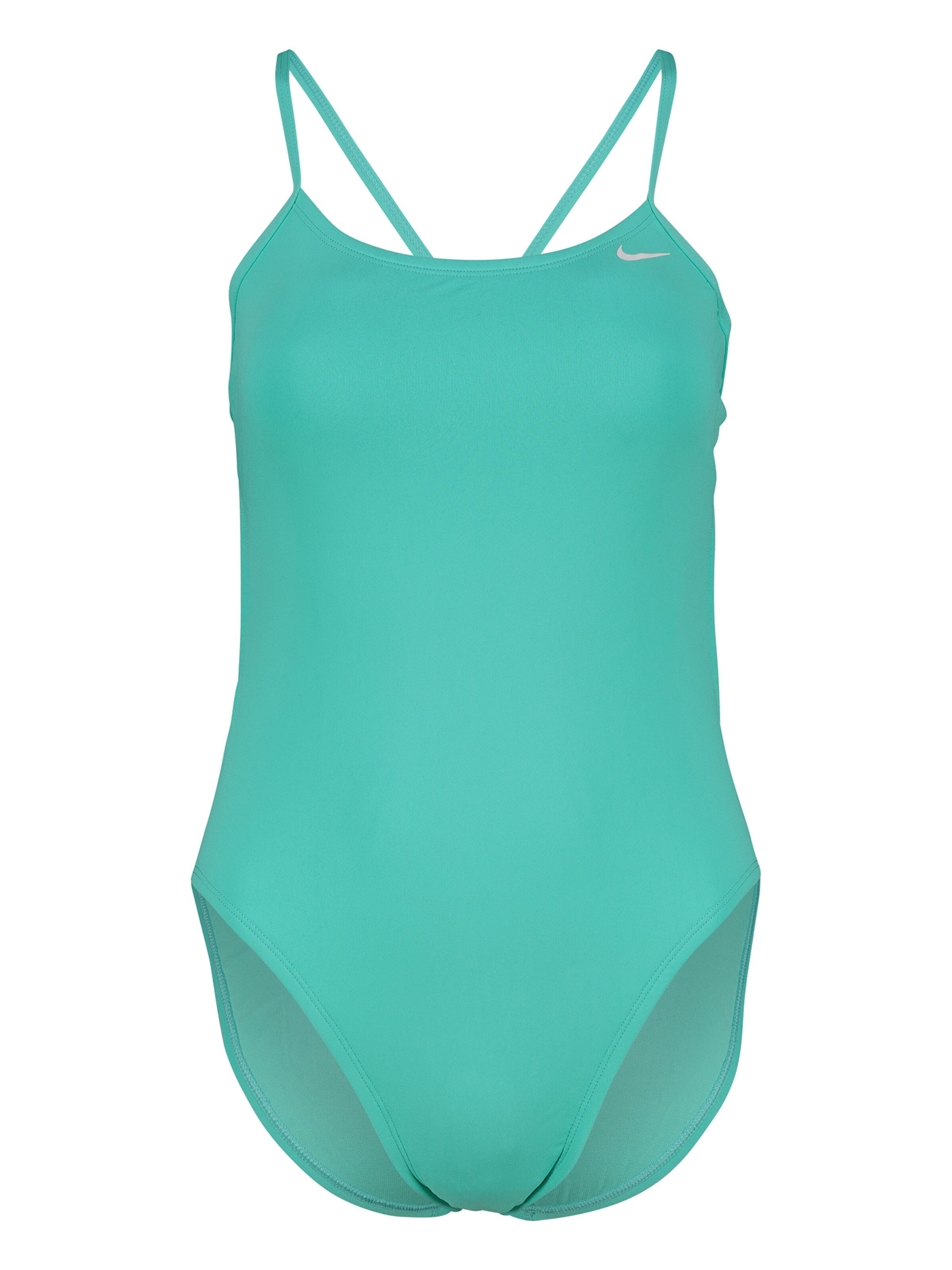 Bustier Maillot de bain sport Nike Swim en vert : devant