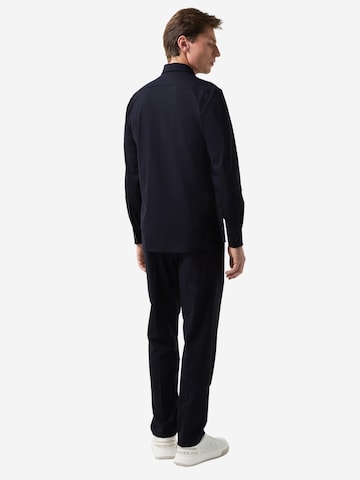 BOGNER Slim Fit Hemd 'Clive' in Blau