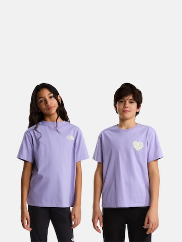 THE NORTH FACE Shirt in Lila: Vorderseite