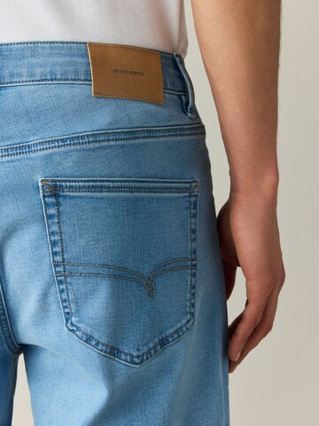 Next Slimfit Shorts 'Motion Flex' in Blau