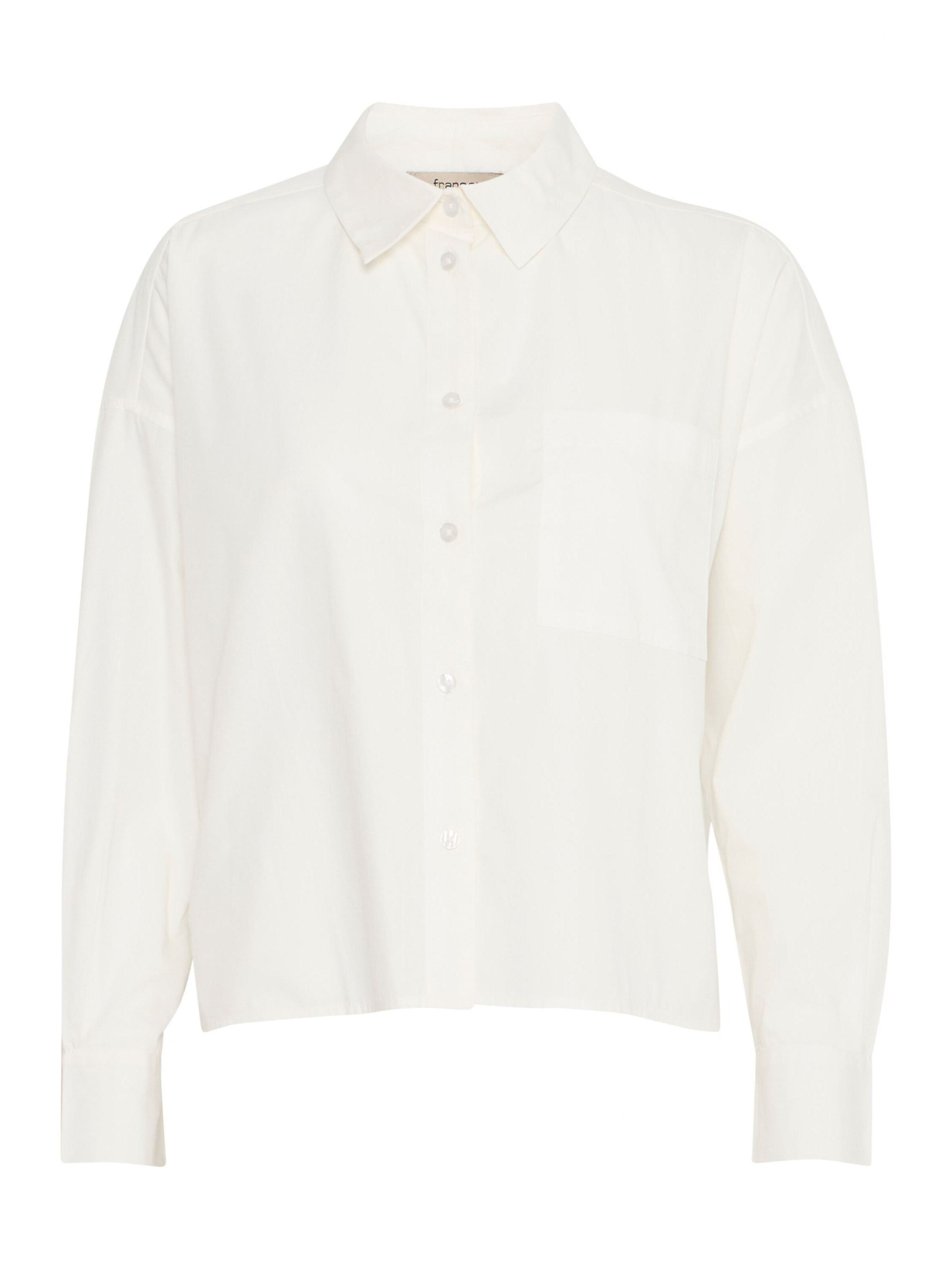 Fransa Blouse 'FRFibe' in Wit: voorkant