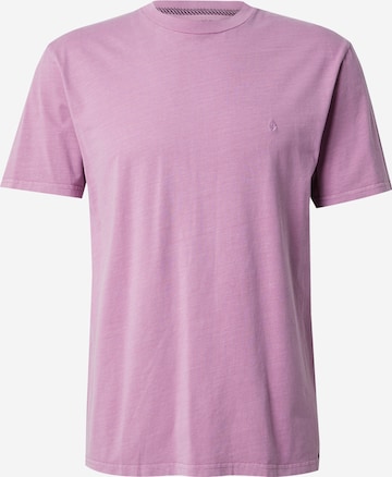 T-Shirt 'SOLID STONE' Volcom en violet : devant