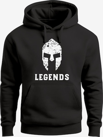 Neverless Sweatshirt 'Legends' in Schwarz: Vorderseite