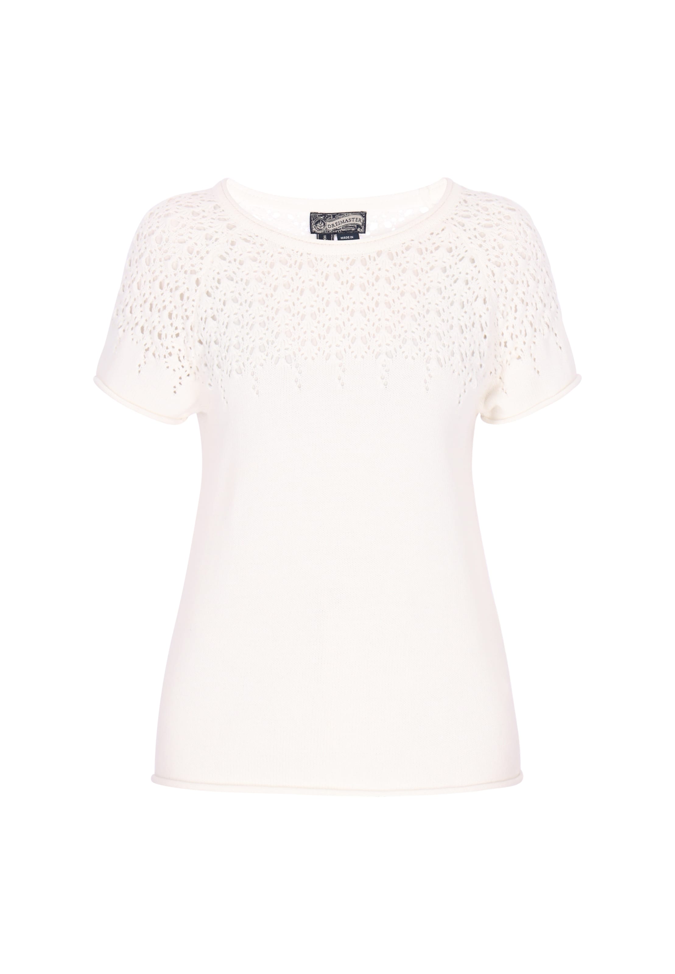 DreiMaster Vintage Pullover em branco, Vista do artigo