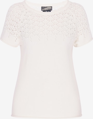 DreiMaster Vintage - Pullover em branco: frente