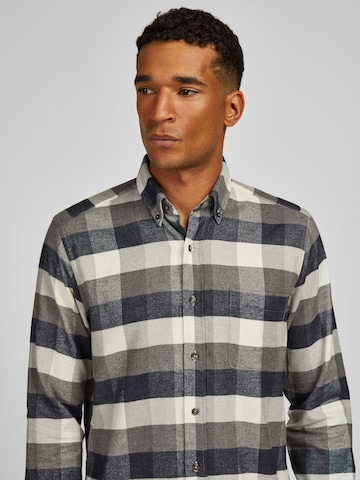 HECHTER PARIS Regular Fit Hemd in Grau