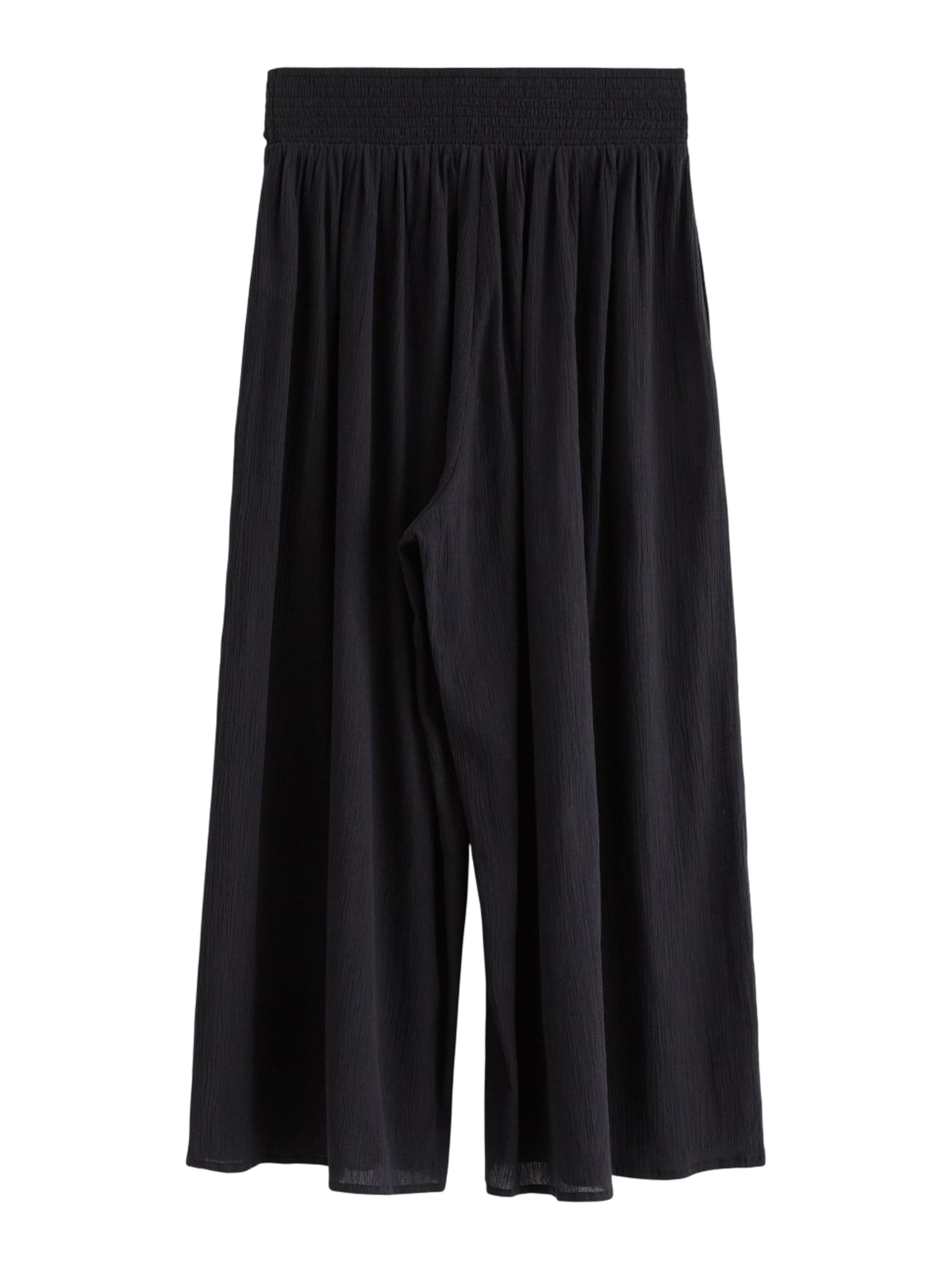 Lindex Широкий Штаны 'Smock' в Черный