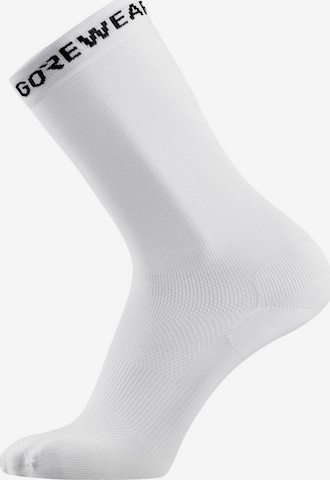 GORE WEAR Athletic Socks 'Essential' in White: front