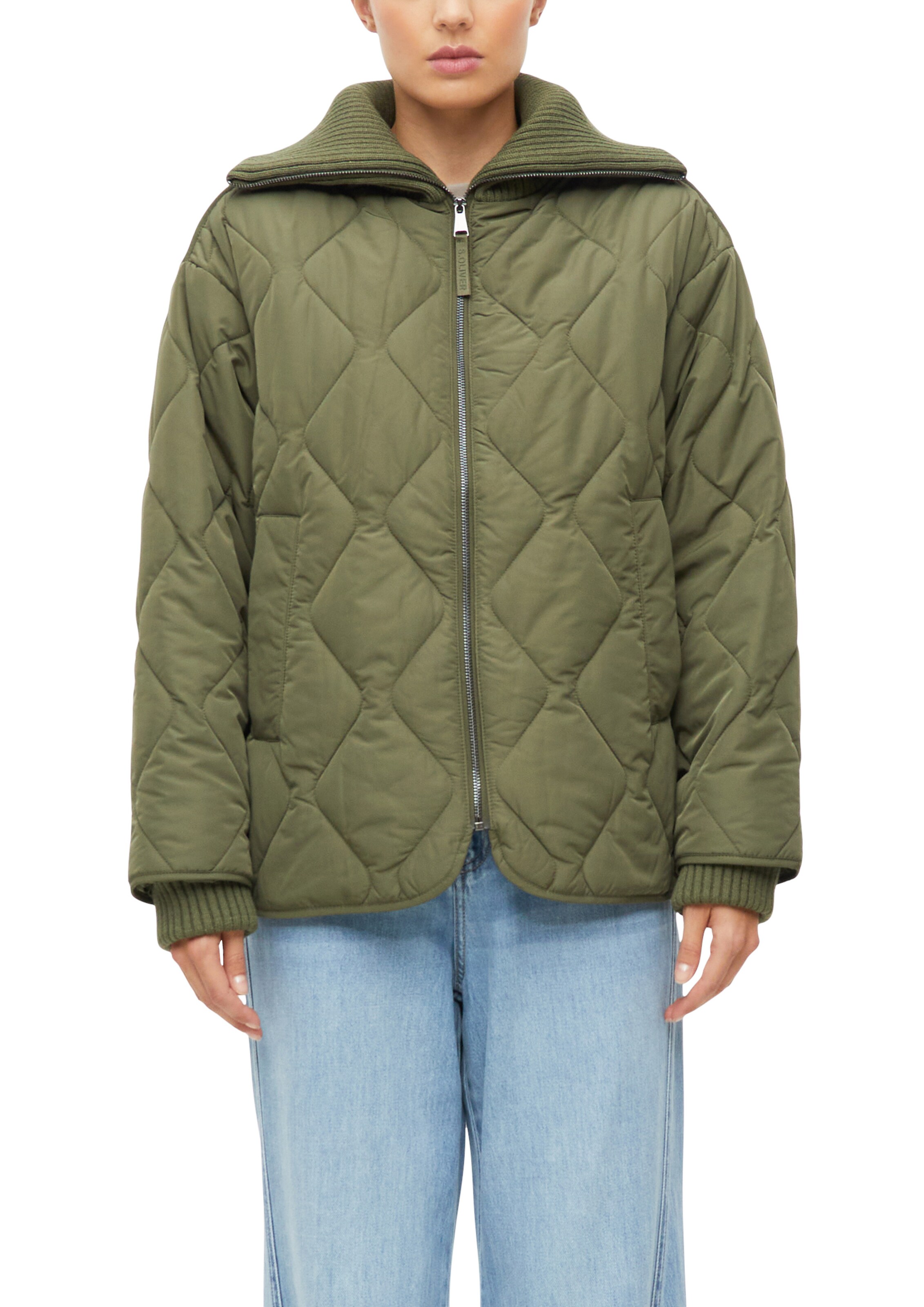 s.Oliver Jacke in Grün: Vorderseite