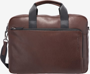 STRELLSON Aktentas 'Clapton Charles' in Bruin: voorkant