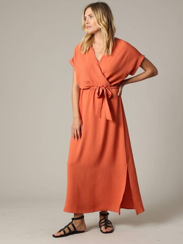 Deeluxe Dress 'Teyssa' in Orange: front