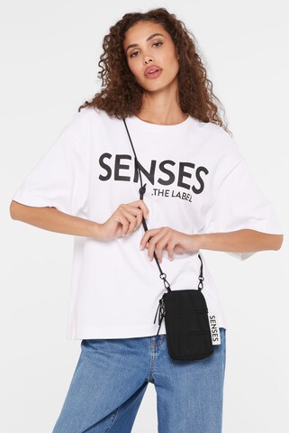 SENSES.THE LABEL Crossbody Bag ' A:NE ' in Black: front