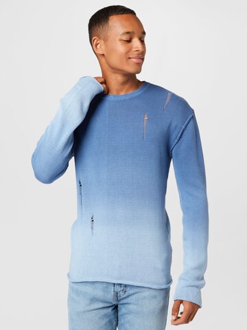 IMPERIAL - Pullover em azul: frente