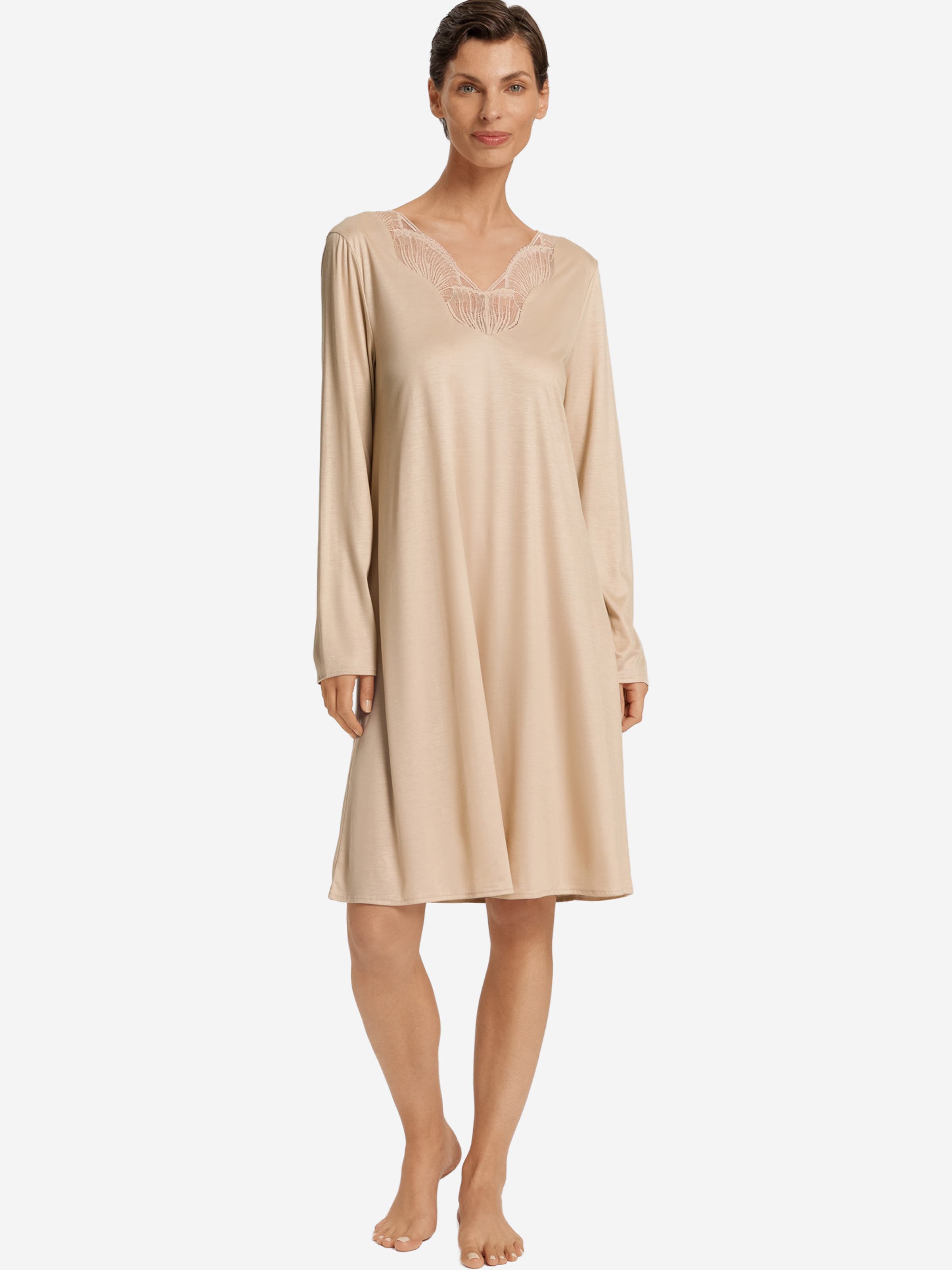 Hanro Nachthemd ' Lilith ' in Beige