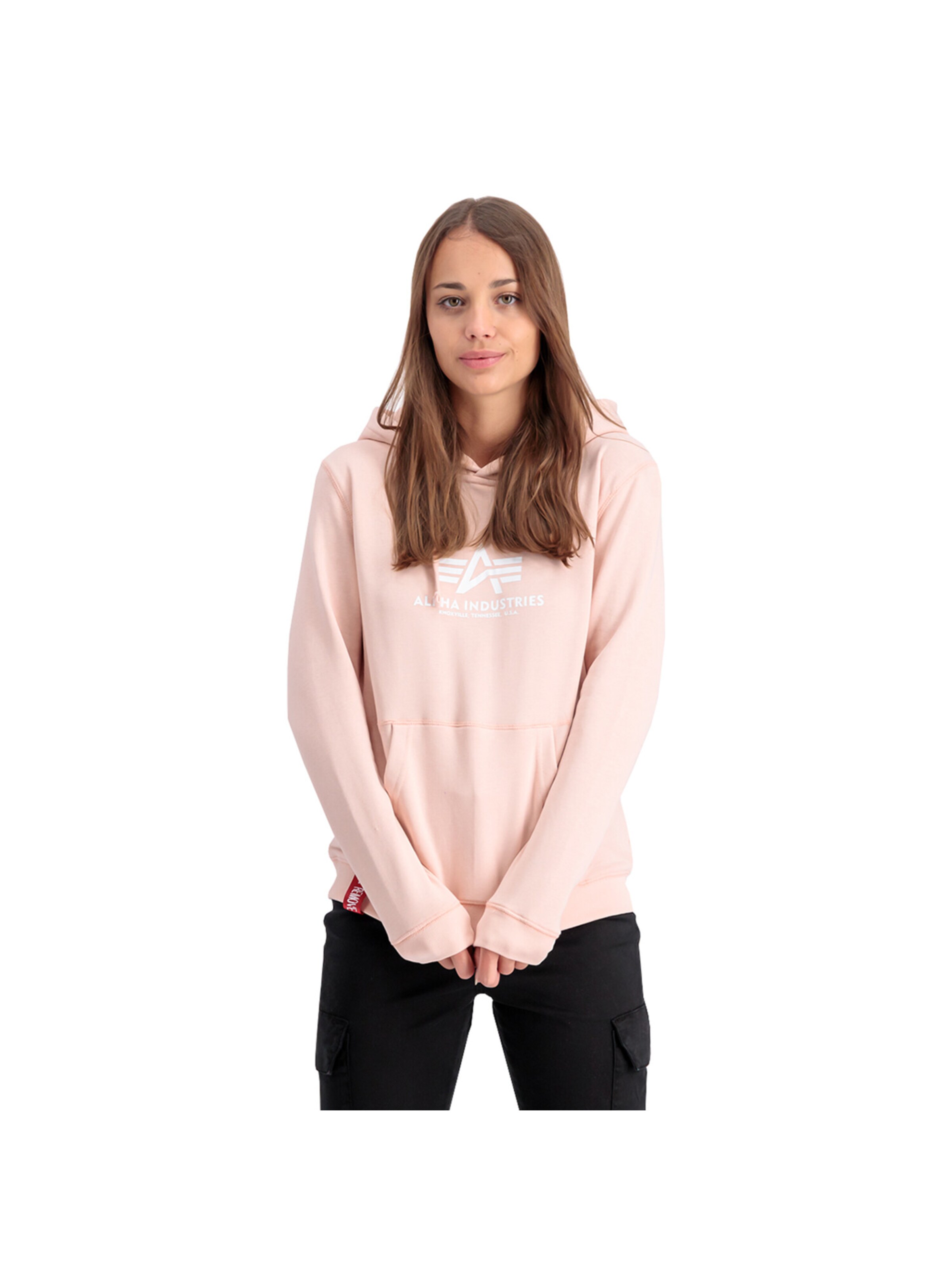 ALPHA INDUSTRIES Sweatshirt 'New Basic' in Orange