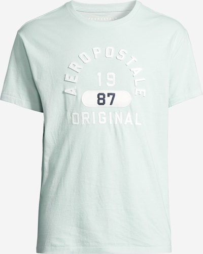 AÉROPOSTALE T-Shirt en menthe / blanc, Vue avec produit