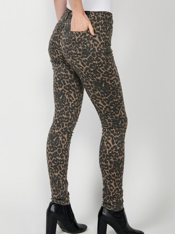 KOROSHI Skinny Jeans in Green
