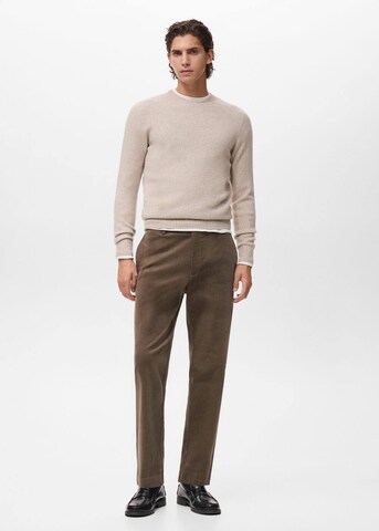 MANGO MAN Pullover 'Lotus' in Beige