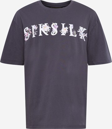 SikSilk - Camiseta en gris: frente