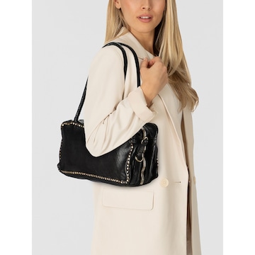 Sac bandoulière 'Simona ' Campomaggi en noir : devant
