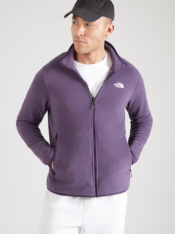 Jachetă  fleece funcțională 'GLACIER' de la THE NORTH FACE pe mov: față