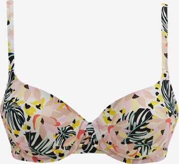 Orsay T-shirt Bikini Top in Mixed colors: front