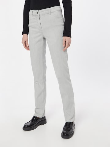 Slimfit Jeans di GERRY WEBER in grigio: frontale
