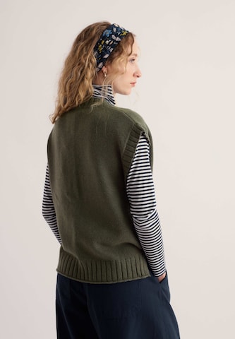 Seasalt Cornwall Knitted vest ' Fistral ' in Green
