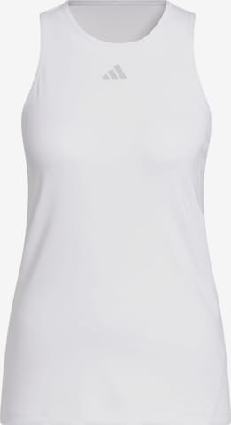 Top sportivo 'Club' di ADIDAS PERFORMANCE in bianco: frontale