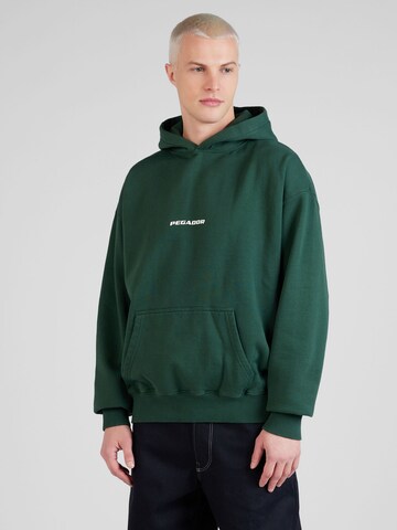 Pegador Sweatshirt 'Colne' in Grün: Vorderseite