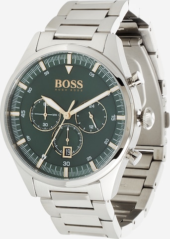 sidabrinė BOSS Black Analoginis (įprasto dizaino) laikrodis 'Pioneer': priekis