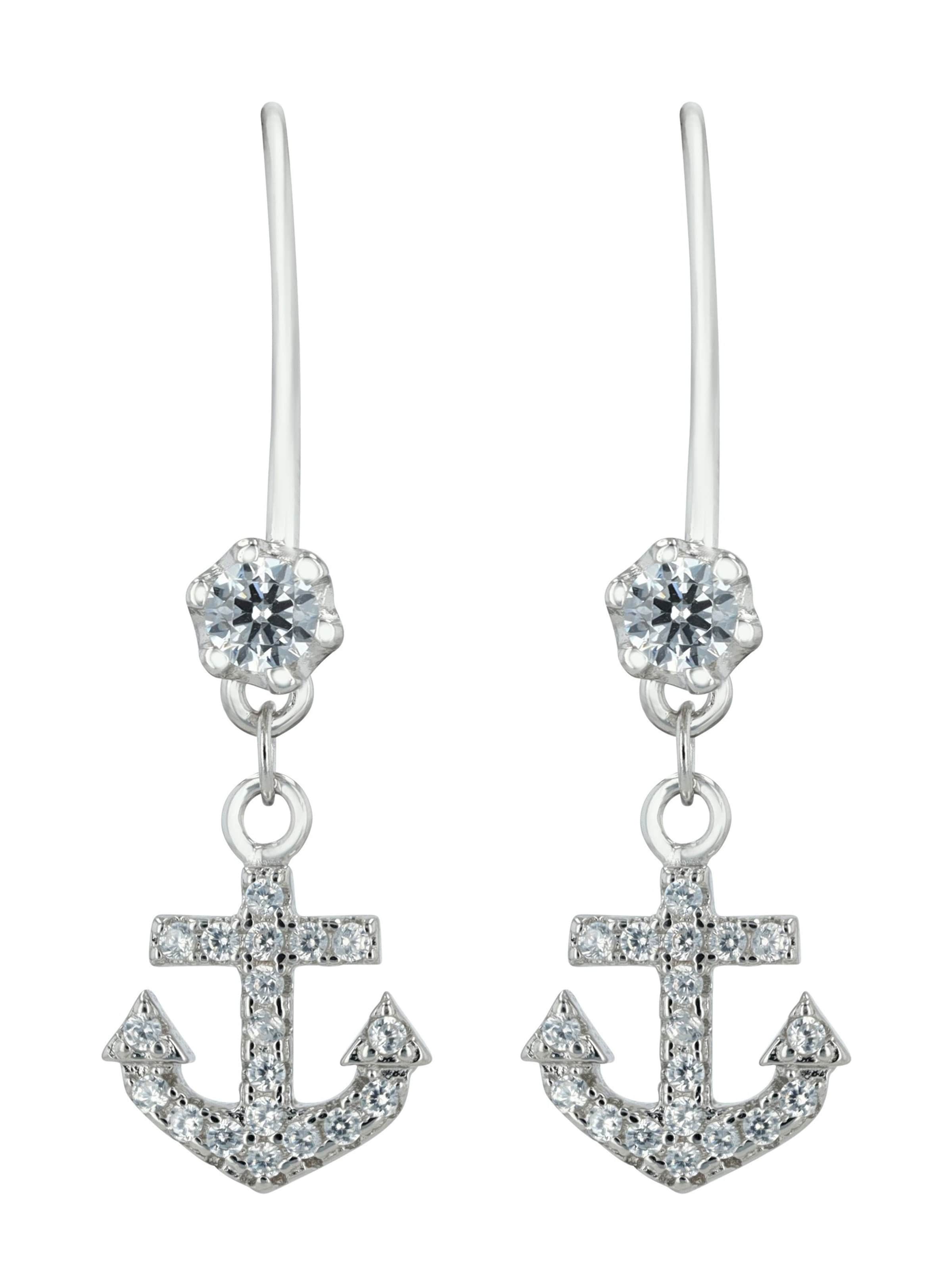 Akzent Earrings 'Marina, 925 Sterlingsilber, langlebig' in Silver