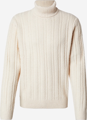 Pull-over 'JPRBLATrent' Jack & Jones Premium en blanc : devant