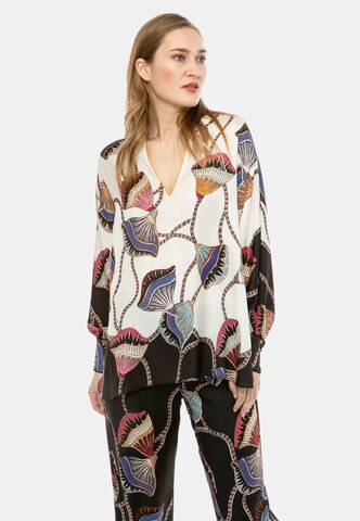 IVI collection Tunikabluse Lotus Blossom in Weiß