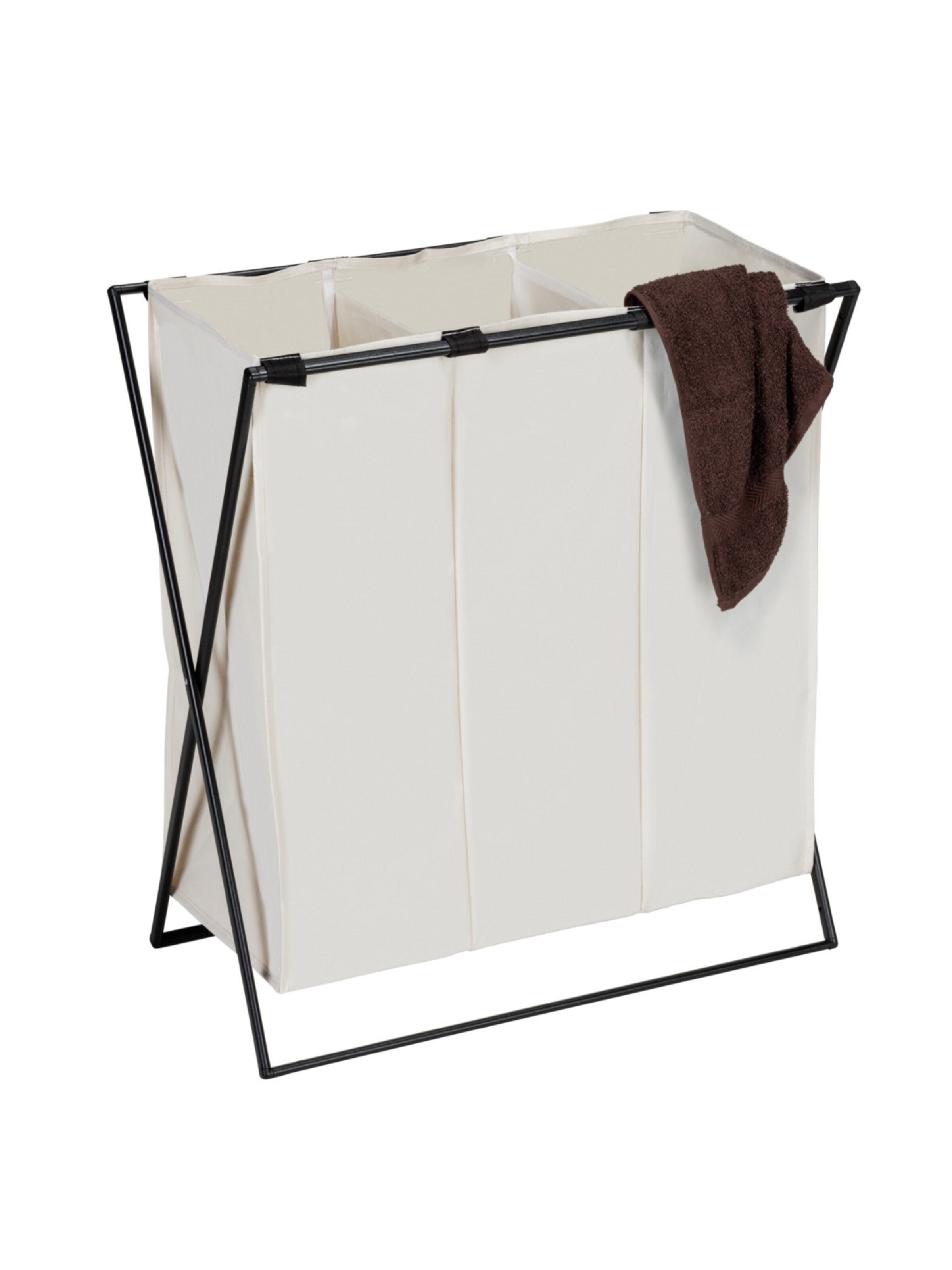 Wenko Laundry Basket 'Trio' in Beige