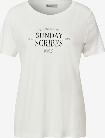 STREET ONE Shirt in White: front
