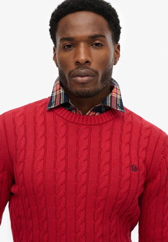 Pull-over Superdry & Co en rouge