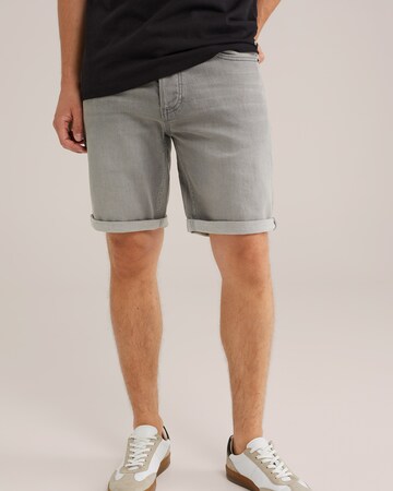 WE Fashion Regular Дънки в сиво: отпред