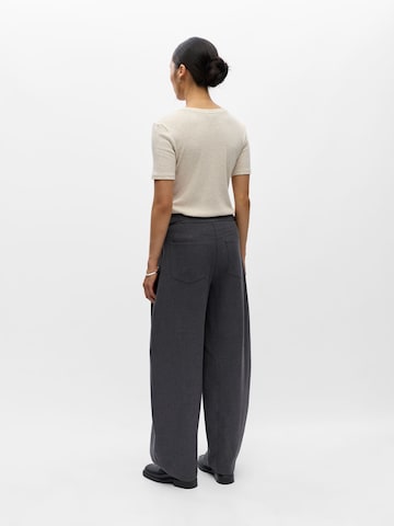 OBJECT - Ropa ancha Pantalón 'OBJKAVIN' en gris