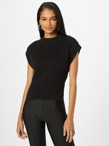 Gina Tricot Пуловер 'Meg' в черно: отпред
