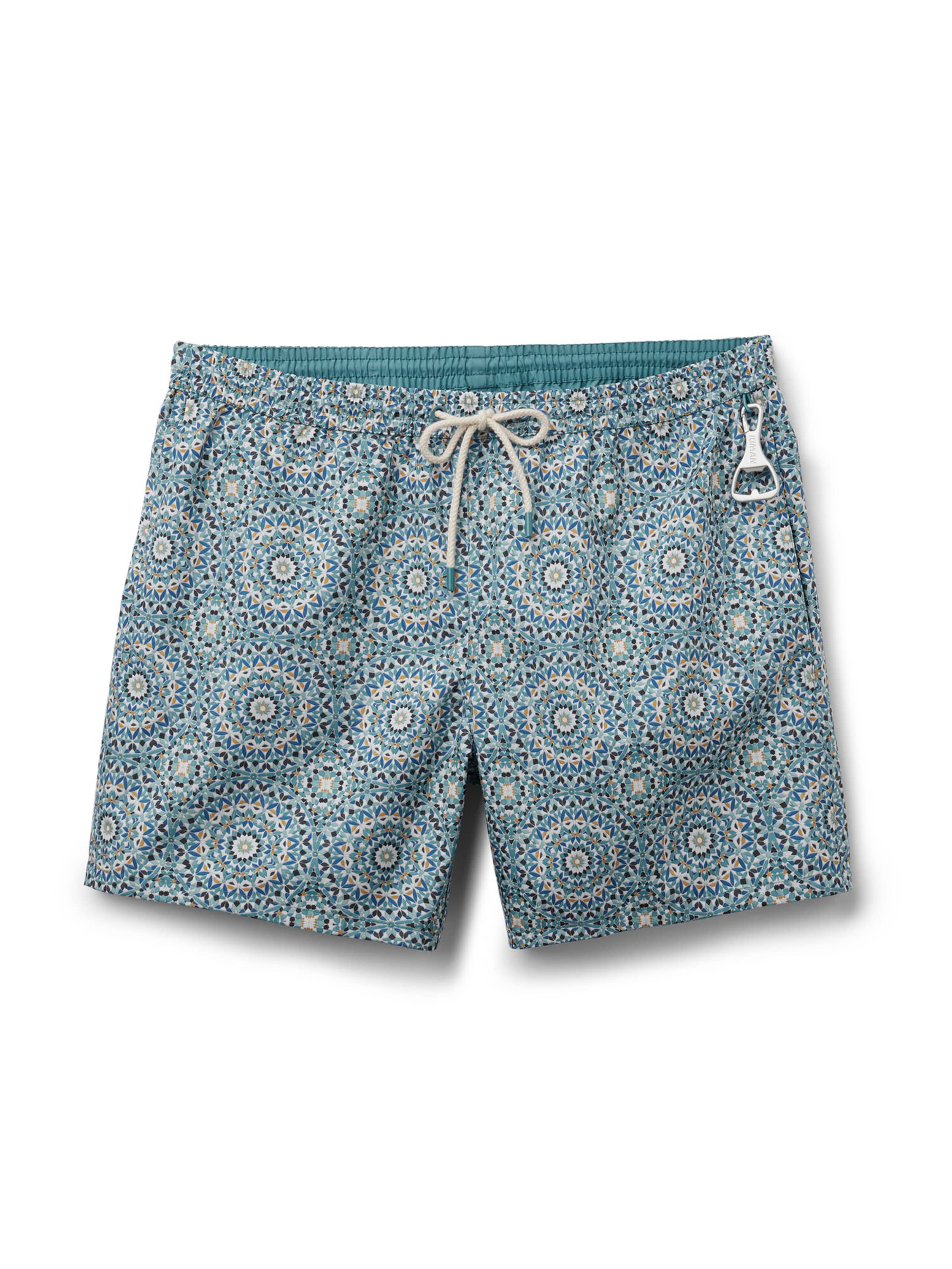 IUMAN Intimissimi Board Shorts in Blue: front